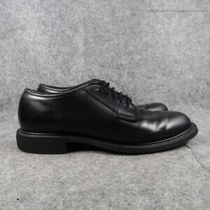 Bates Shoes Mens 8.5 Derby Oxford Classic Dress Black Lace Up Work Formal Vibram